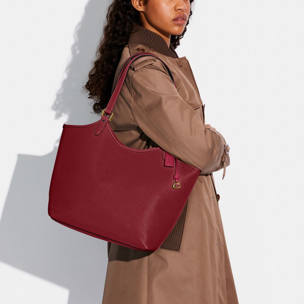 Coach Day Tote - Tan Rust Signature Canvas