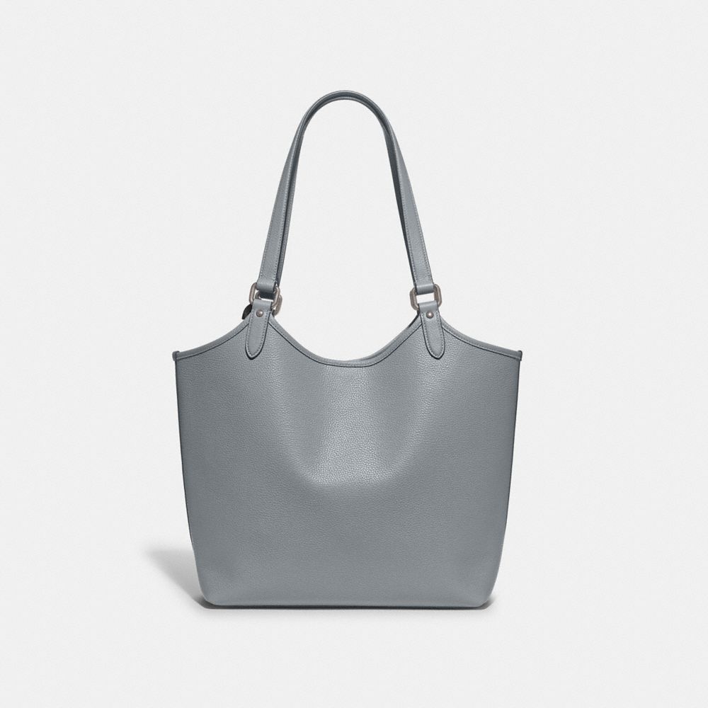 Gray coach tote discount bag