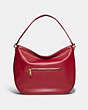COACH®,SOFT TABBY HOBO,Smooth Leather,Large,Brass/Brick Red,Back View