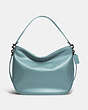 COACH®,SOFT TABBY HOBO,Smooth Leather,Large,Sage/Pewter,Front View