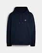 COACH®,LOUNGE HOODIE,Fabric,Navy Blazer,Front View