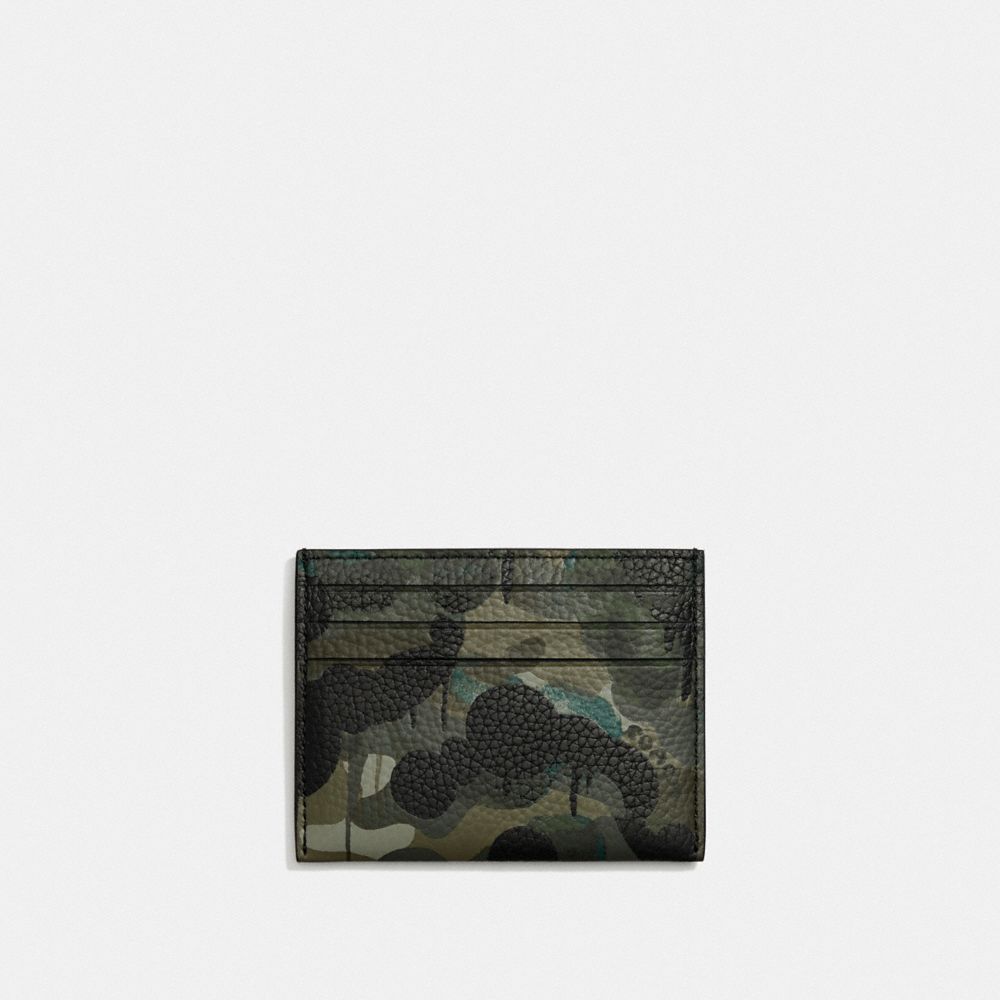 COACH® | Card Case With Camo Print