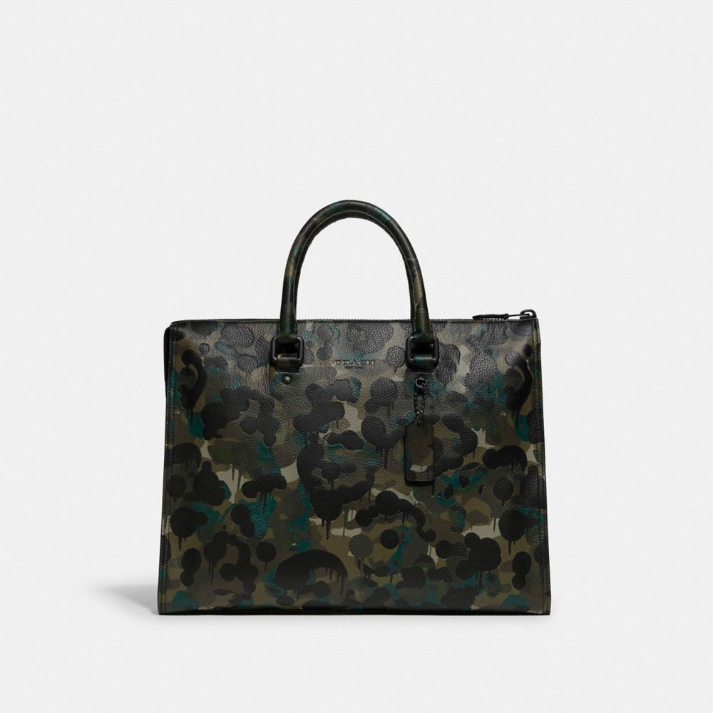 COACH Gotham Folio Bag With Camo Print