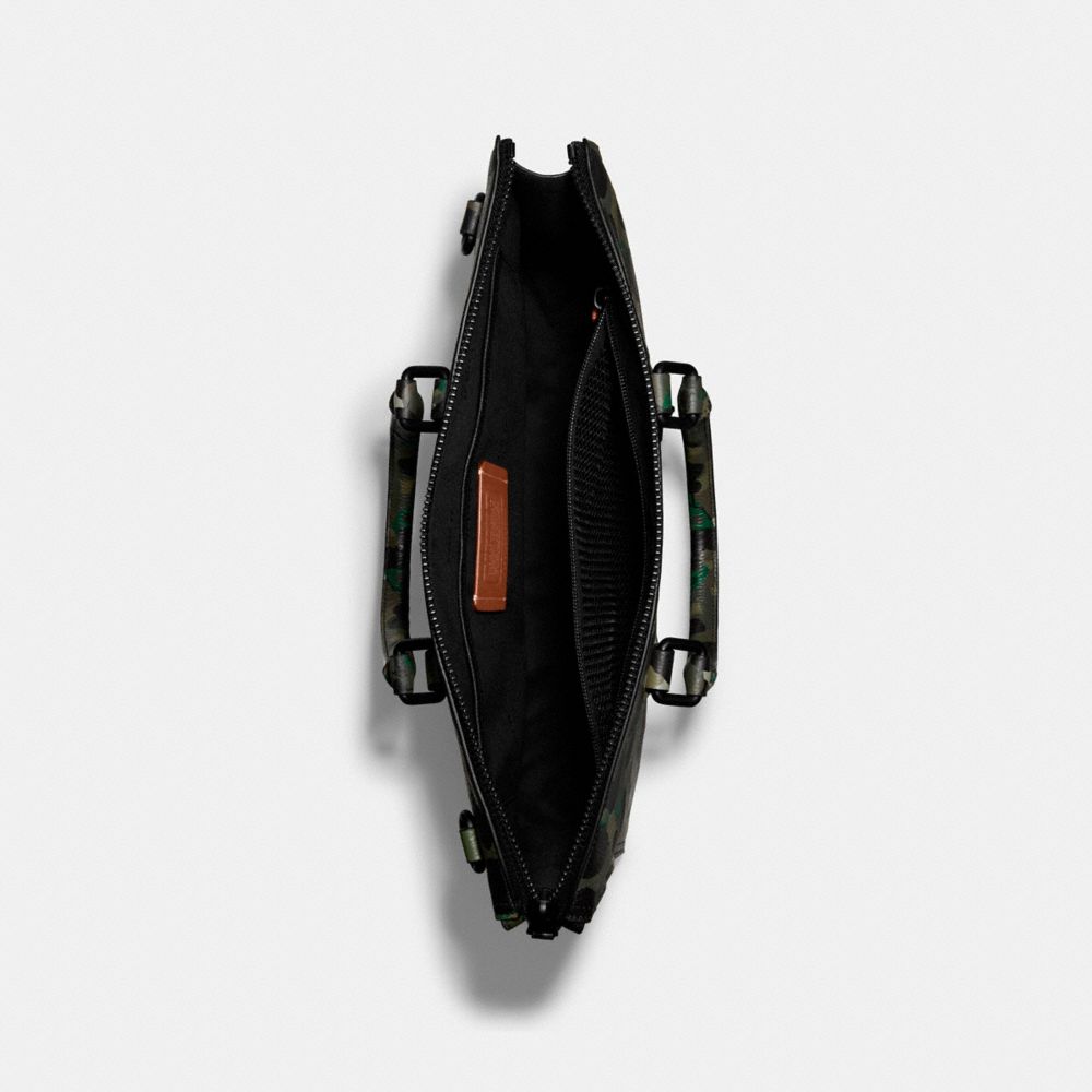 Gotham Folio Bag With Camo Print