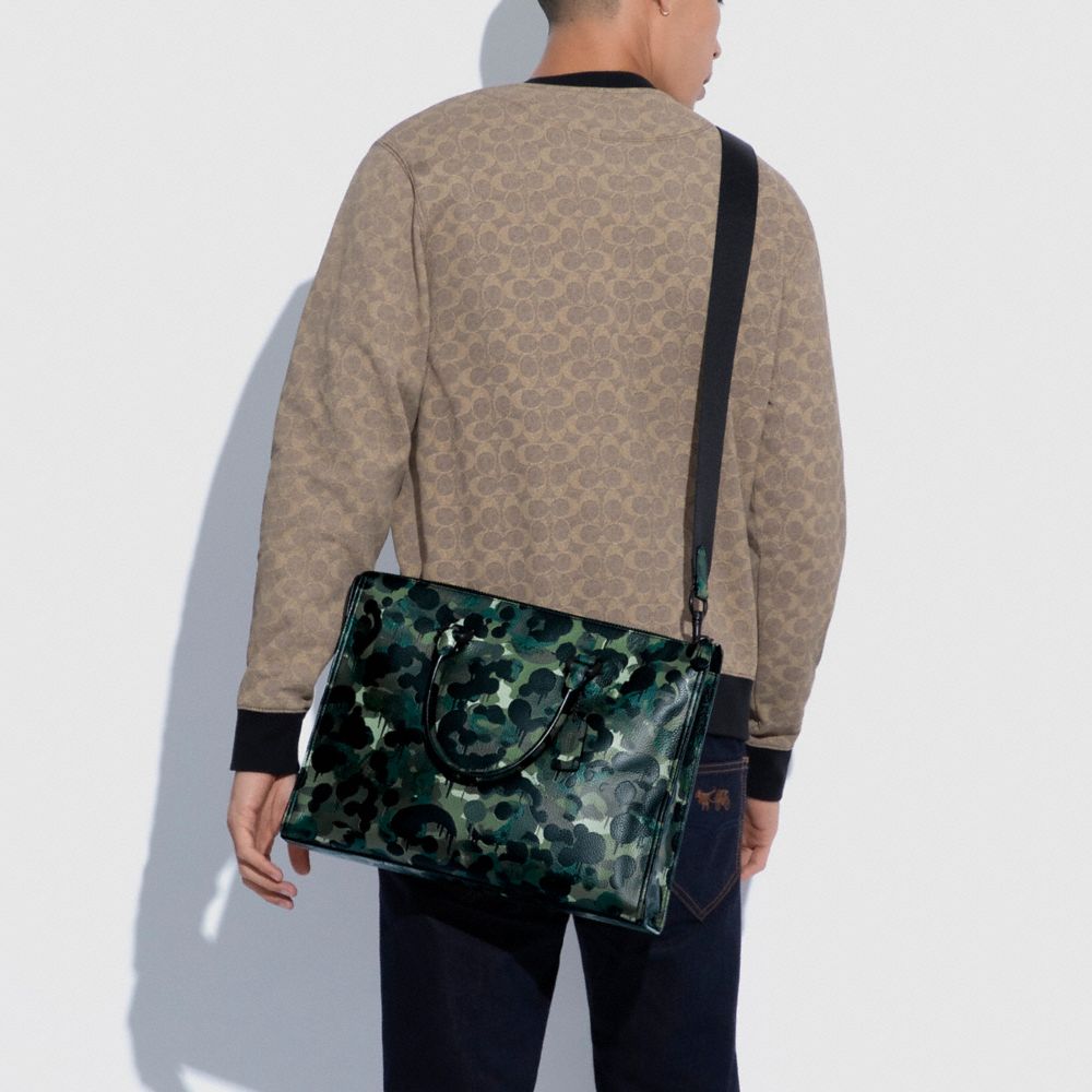 Gotham Folio Bag With Camo Print