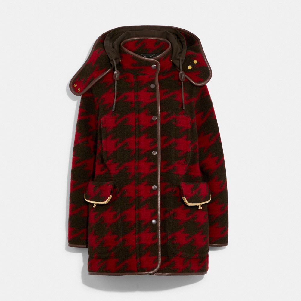 Archive Houndstooth Coat | COACH®