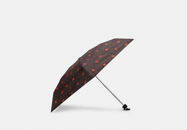 Mini parapluie de protection contre les rayons UV à imprimé floral pop emblématique