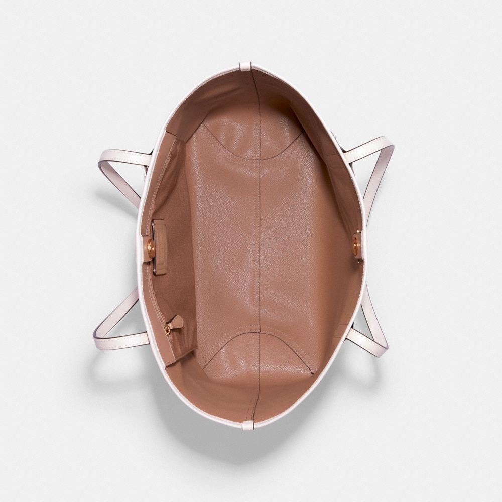 City Tote Bag With Pop Floral Print