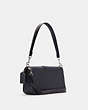 COACH®,GEORGIE SHOULDER BAG,n/a,Large,Silver/Midnight Multi,Angle View