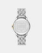COACH®,ARDEN WATCH, 32MM,Stainless Steel,Stainless Steel,Back View