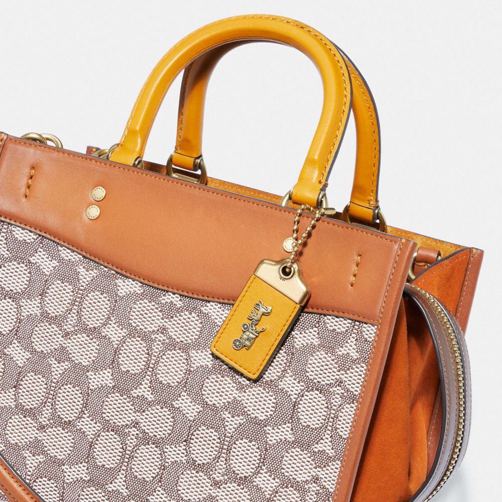 Coach Sprint Map Bag 25 in Signature Jacquard