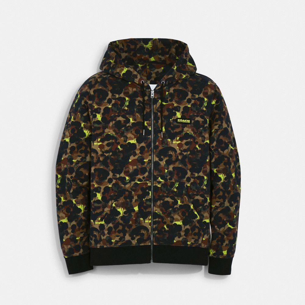 COACH®  Camo Hoodie