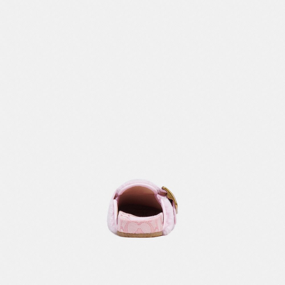 COACH®,Shearling Clog,,Alternate View