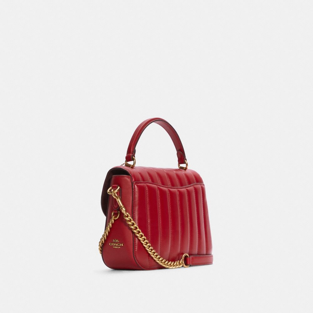 Coach X Jennifer Lopez Marlie Top Handle Satchel With Linear Quilting