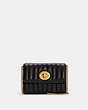 COACH®,COACH X JENNIFER LOPEZ BOWERY CROSSBODY WITH LINEAR QUILTING,Small,Gold/Black,Front View