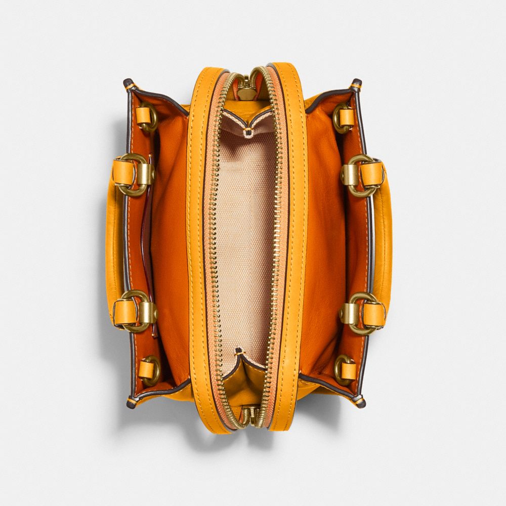 COACH®,Rogue 17 In Original Natural Leather,,Inside View,Top View