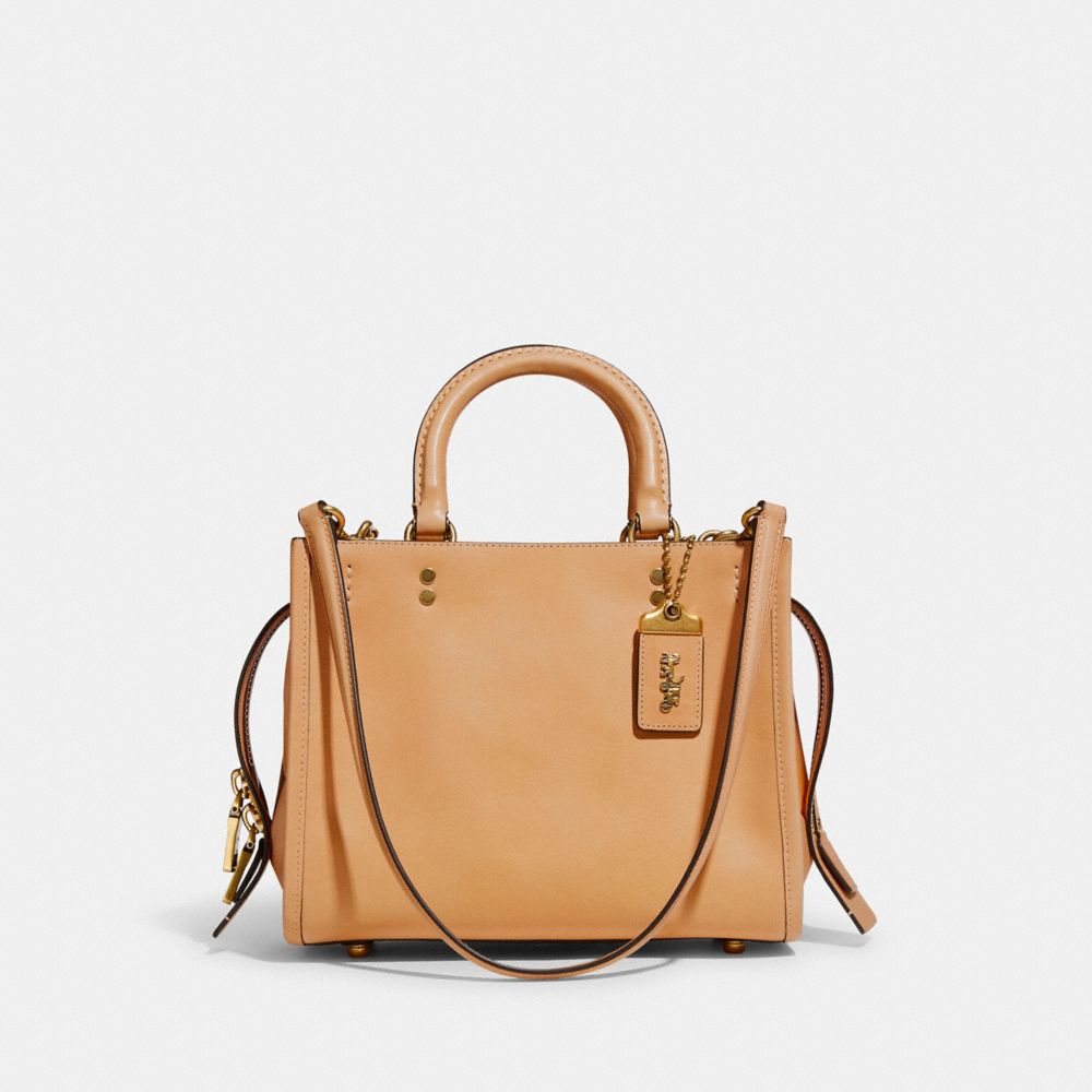 COACH®,Rogue Bag 25 In Original Natural Leather,,Front View