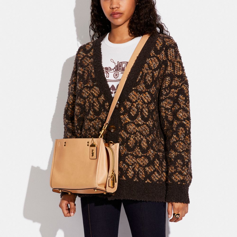 COACH®,Rogue Bag 25 In Original Natural Leather,,Detail View