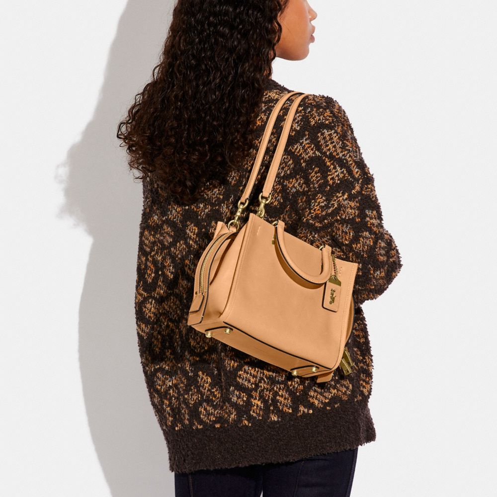 COACH®,Rogue Bag 25 In Original Natural Leather,,Detail View