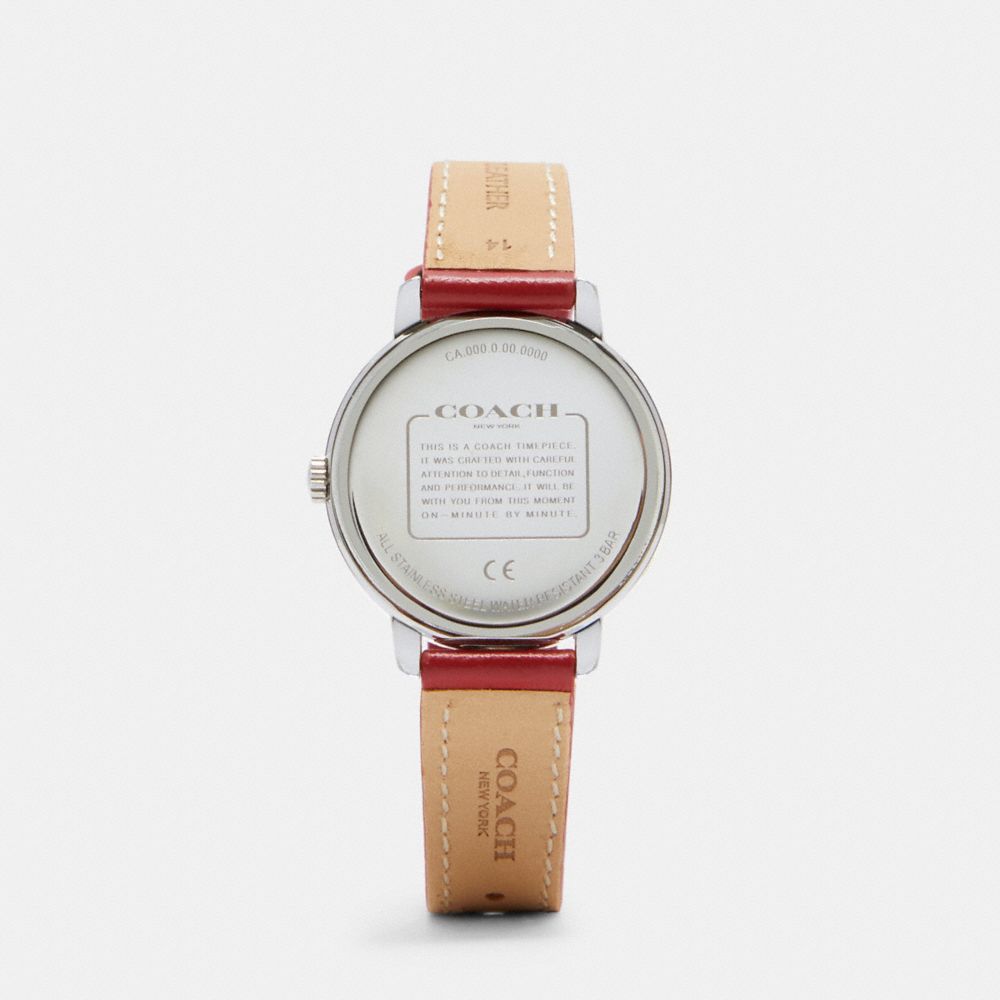 COACH®,レイデン ウォッチ 32MM,腕時計,ﾚｯﾄﾞ