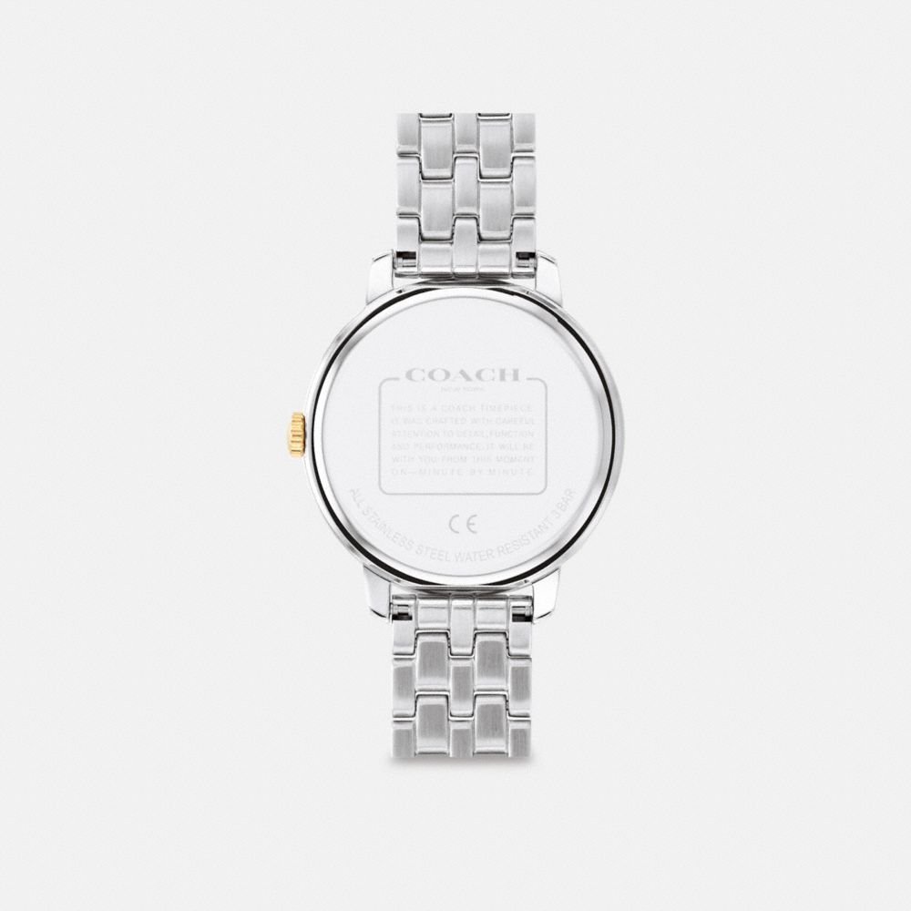 COACH®,RAYDEN WATCH, 32MM,Two Tone,Back View