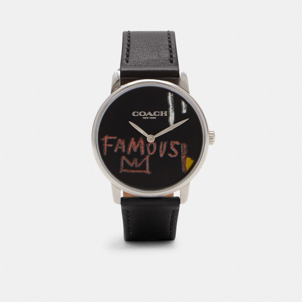 COACH® Outlet | Coach X Jean Michel Basquiat Grand Watch, 40 Mm