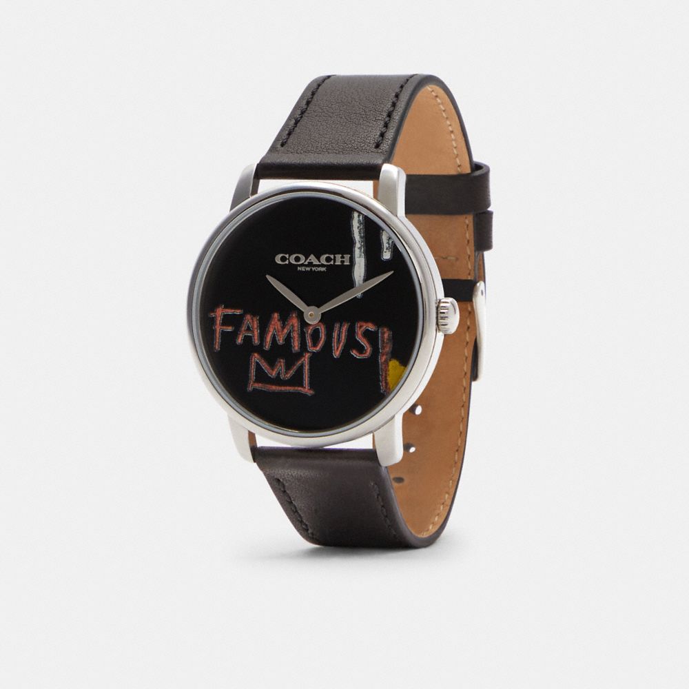 COACH® Outlet | Coach X Jean Michel Basquiat Grand Watch, 40 Mm