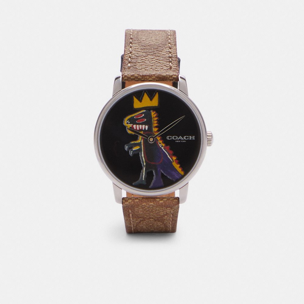COACH® Outlet | Coach X Jean Michel Basquiat Grand Watch, 40 Mm
