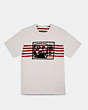 COACH®,T-SHIRT DISNEY MICKEY MOUSE X KEITH HARING,Blanc,Front View