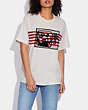 COACH®,DISNEY MICKEY MOUSE X KEITH HARING T-SHIRT,White,Scale View