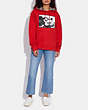 COACH®,DISNEY MICKEY MOUSE X KEITH HARING HOODIE,Red.,Scale View