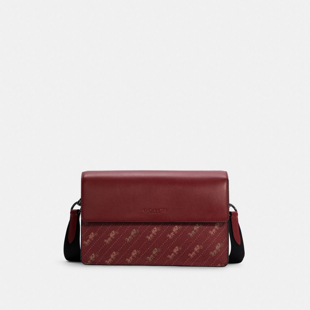 Red coach crossbody on sale