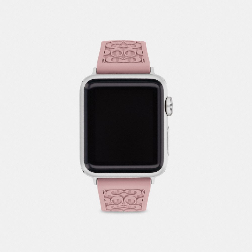 Coach Outlet Apple Watch® Strap, 38 Mm And 40 Mm In Pink