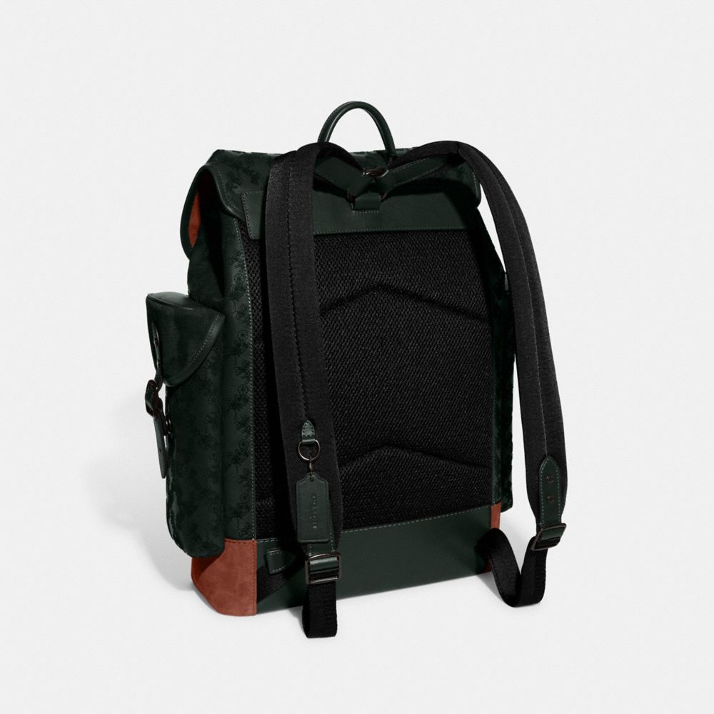 COACH®,Hitch Backpack With Horse And Carriage,,Angle View
