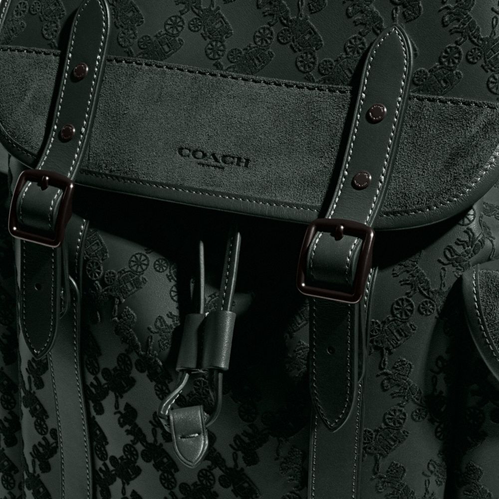 COACH®,Hitch Backpack With Horse And Carriage,,Closer View
