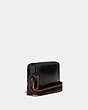 COACH®,CHARTER CROSSBODY 24 WITH HORSE AND CARRIAGE,Refined Calf Leather,Medium,Matte Black/Black,Angle View