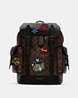 Hudson Backpack In Signature Canvas With Souvenir Patches