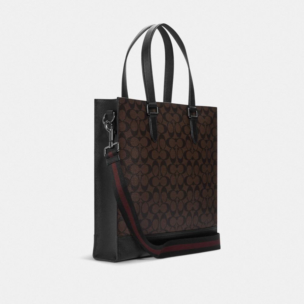 COACH®  Graham Structured Tote With Coach Monogram Print