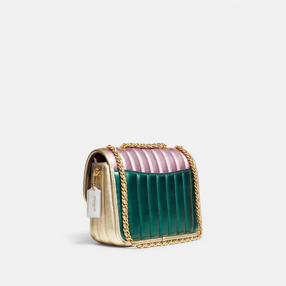 COACH®,Madison Shoulder Bag With Colorblock Quilting,,Angle View