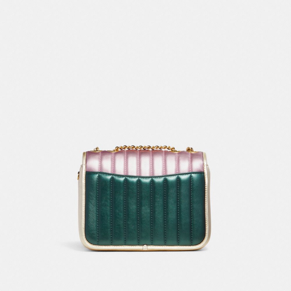 COACH®,Madison Shoulder Bag With Colorblock Quilting,,Back View