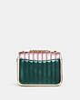 COACH®,MADISON SHOULDER BAG WITH COLORBLOCK QUILTING,Metallic Leather,Medium,Brass/Metallic Pink Multi,Back View