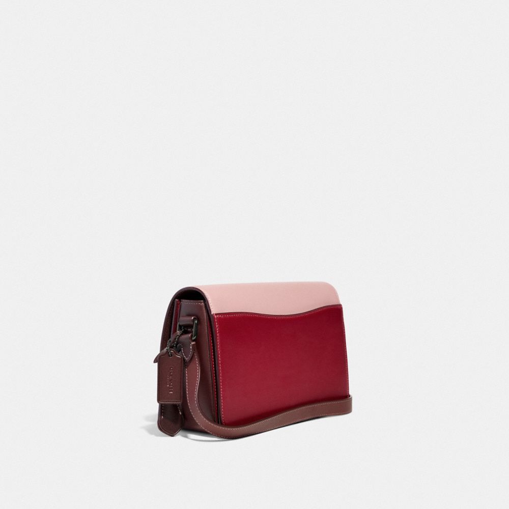 COACH®,Studio Shoulder Bag In Colorblock,Pink,Angle View