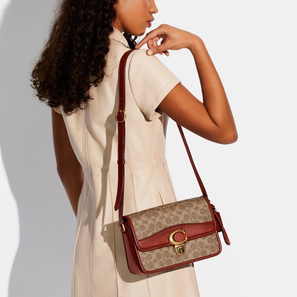 Studio Shoulder Bag In Signature Canvas