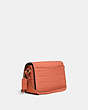 COACH®,STUDIO SHOULDER BAG,Embossed Leather,Small,Brass/Light Coral,Angle View
