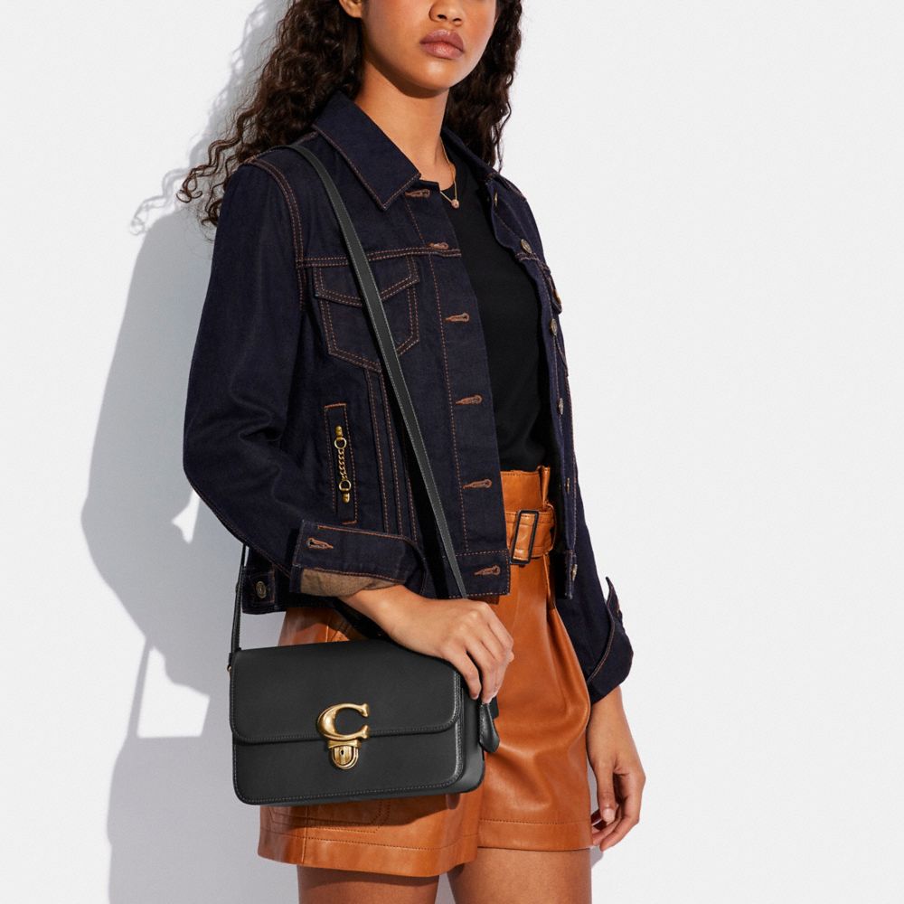 Buy Coach Studio Medium Shoulder Bag, Black Color Women