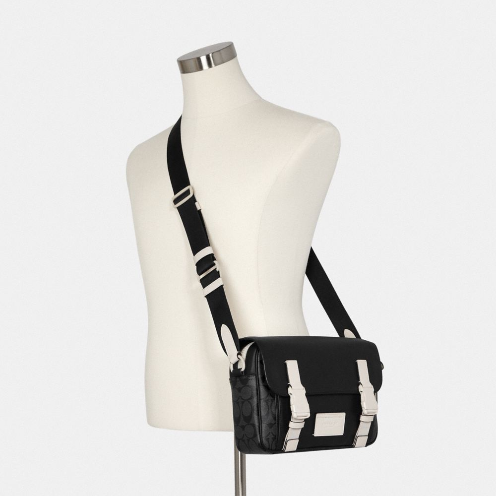 Track Crossbody Bag In Signature Canvas
