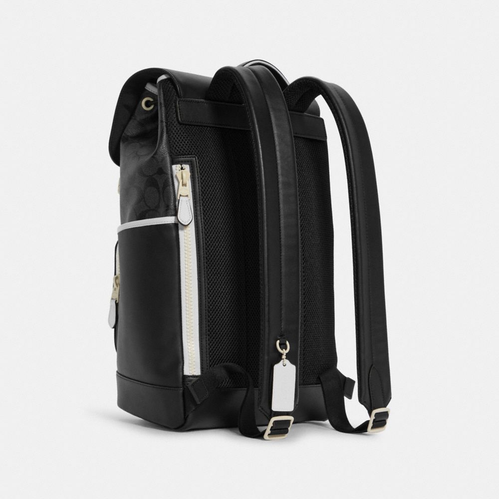 Track Backpack In Signature Canvas