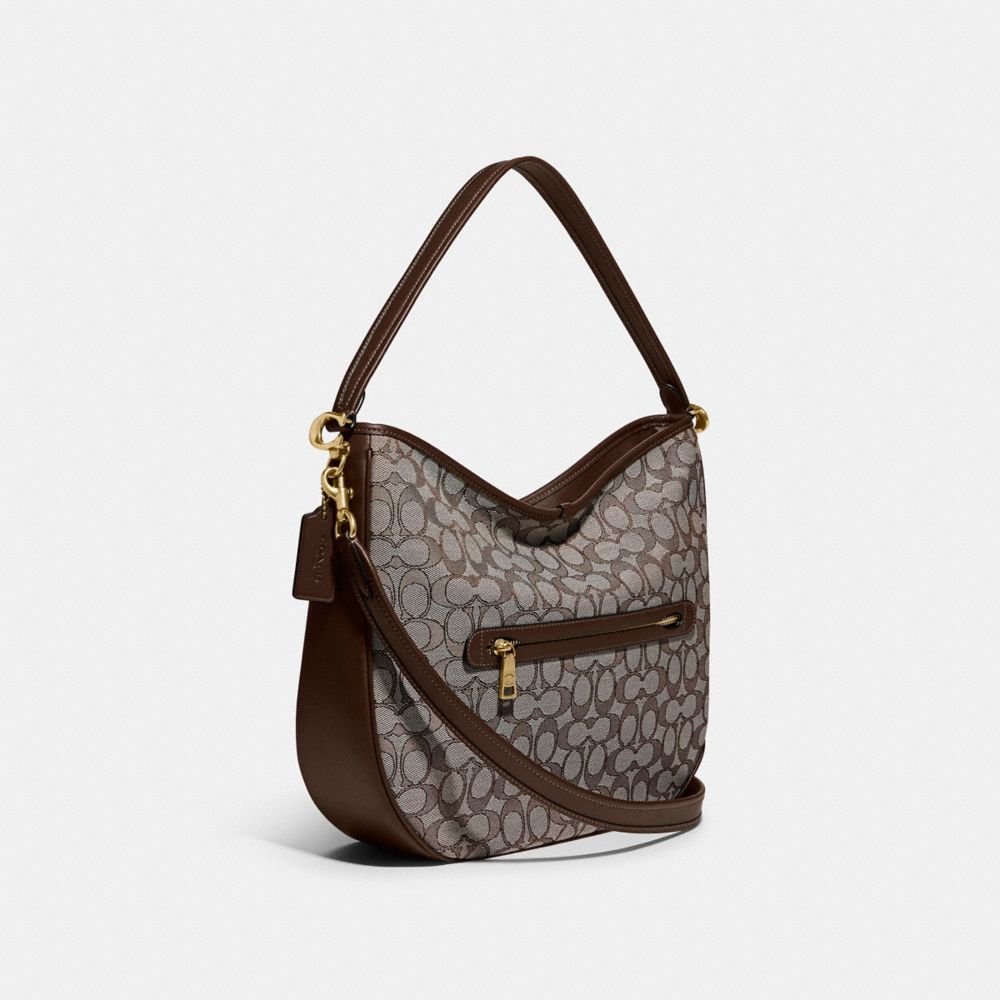 COACH Signature Jacquard Soft Tabby Hobo Bag - Macy's