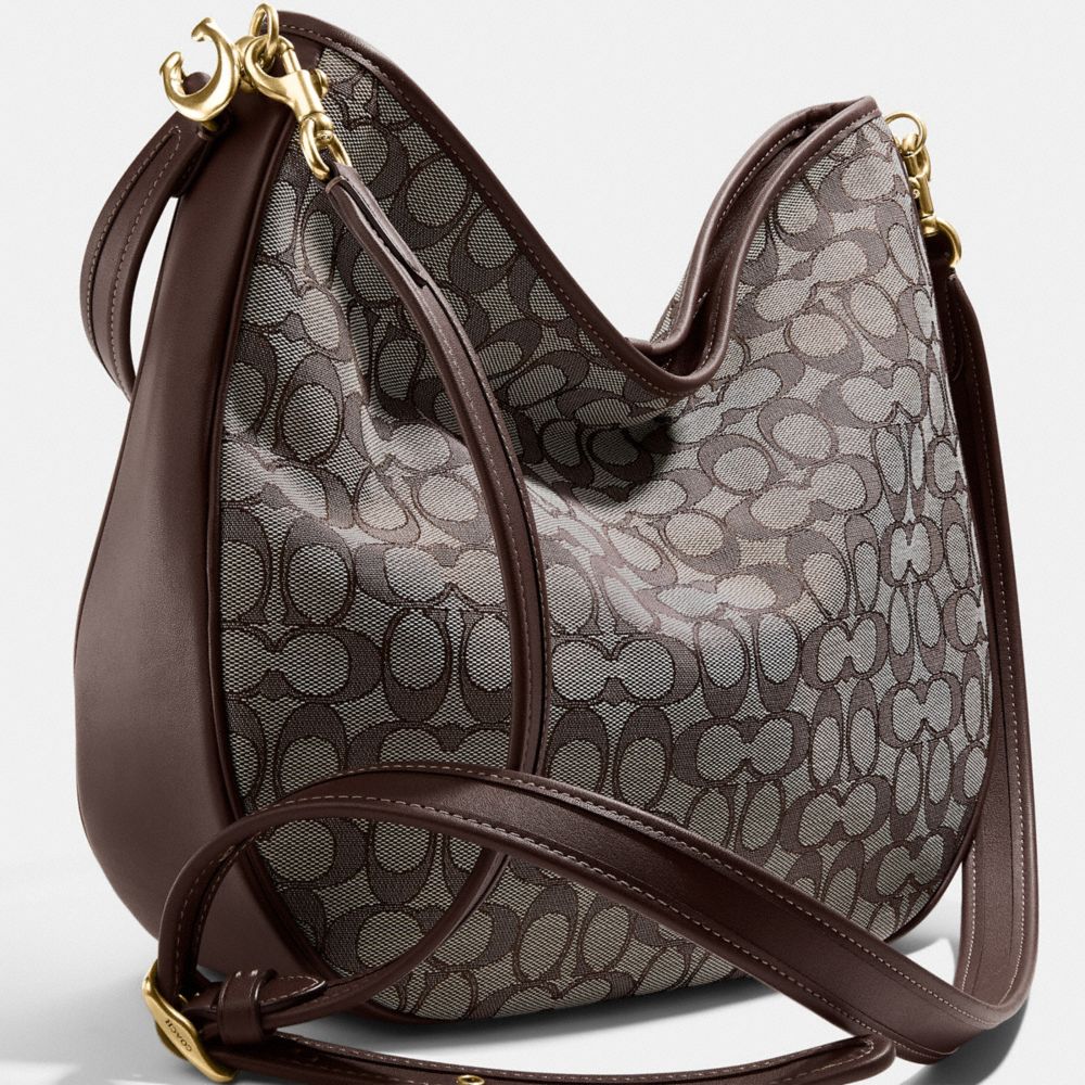 COACH Signature Jacquard Soft Tabby Hobo Bag - Macy's