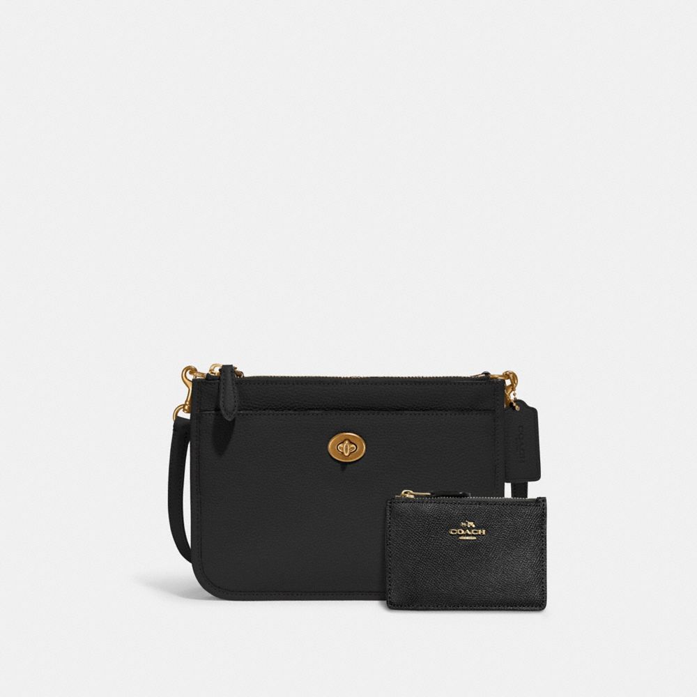 COACH Slim Turnlock Crossbody Mini Id Case